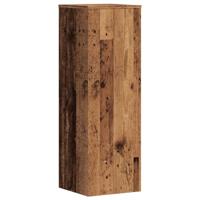Plantenstandaards 2 st 33x33x100cm bewerkt hout oud houtkleurig - thumbnail