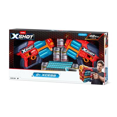 XSHOT Excel Red Xcess blaster 2-pack