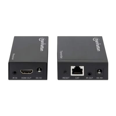 Manhattan 207461 Extender (verlenging) HDMI, LAN (10/100/1000 MBit/s) via netwerkkabel RJ45 50 m