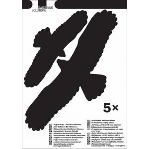 Swissinno Birdprotection Raamsticker Functies: Afschrikking 5 stuk(s)