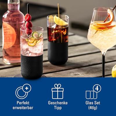 Villeroy & Boch Manufacture Rock Longdrink glas 4 stuks - thumbnail