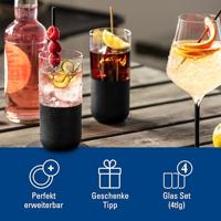 VILLEROY & BOCH - Manufacture Rock - Longdrinkglas set/4 - thumbnail