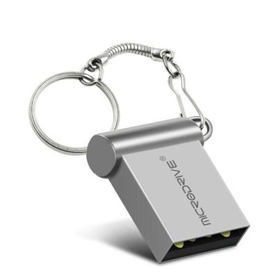 MicroDrive 32GB USB 2 0 metalen mini USB flash drives U disk (grijs)