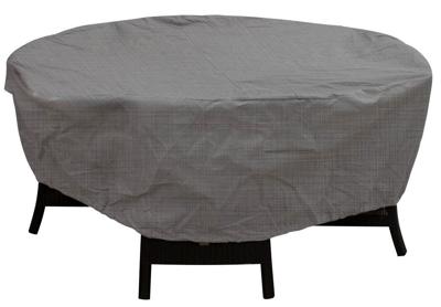 Zitgroephoes rond Cantonic dia. 160x90 cm grijs Eurotrail - Eurotrail