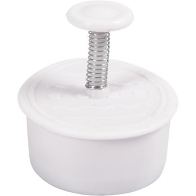 Creativ Company Uitsteekvormen met stempel, paasei, haas, kip, vlinder, h: 5 cm, wit, 4 stuk/ 1 doos