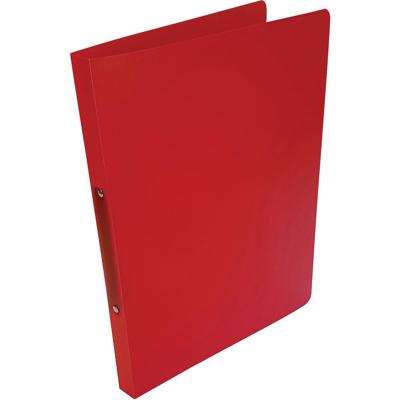 Alpha ringmap, voor ft A4, uit PP, 2 ringen van 16 mm, transparant rood