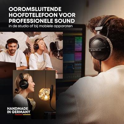 Beyerdynamic DT 770 PRO 32 Ohm - gesloten studiohoofdtelefoon - thumbnail