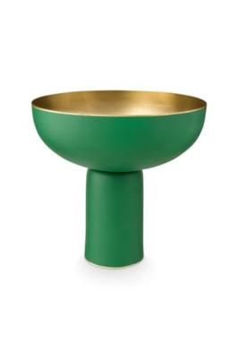 Pip Studio Serveerschaal - Metaal - 23 x 24 cm - Groen