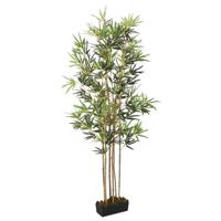 VidaXL Kunstplant bamboe 552 bladeren 120 cm groen - thumbnail