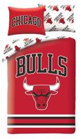 Chicago Bulls Dekbedovertrek 140 x 200 cm - 70 x 90 cm - polyester - rood - thumbnail