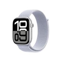 Apple Watch Series 10 GPS 46 mm Aluminium kast Sport loop Blauwe wolk - thumbnail