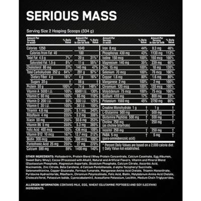 Serious Mass | Optimum Nutrition | 2730 G