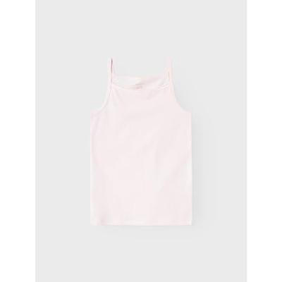 Name it 2-pak meisjes hemdjes - Serenity Heart - Katoenen kinder onderhemden
