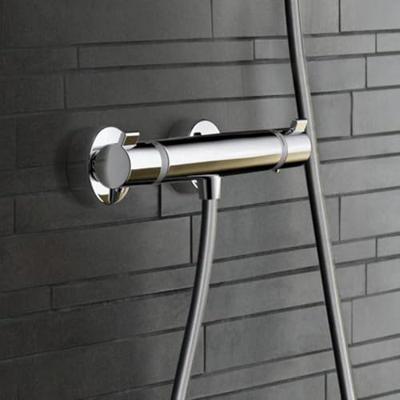 Hansgrohe Ecostat Comfort douchekraan thermostatisch met koppelingen chroom 13116000 - thumbnail