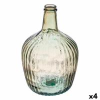 Fles Strepen Decoratie 17 x 29 x 17 cm champagne (4 Stuks) - thumbnail