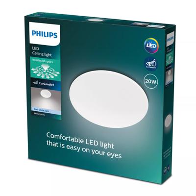 Plafondlamp LED Philips Moire Ø 38 cm Wit Metaal