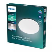 Plafondlamp LED Philips Moire Ø 38 cm Wit Metaal - thumbnail
