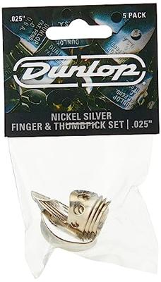Dunlop 33P025 Nickel Silver Finger & Thumbpicks set vinger- en duimplectrums, 0.025-0.025 inch