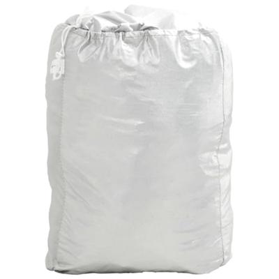 Autohoes voor sedan met gespriemen M PEVA zilverkleurig Autohoes voor sedan met gespriemen M PEVA zilverkleurig