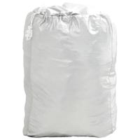 Autohoes half met haken L PEVA zilverkleurig - thumbnail