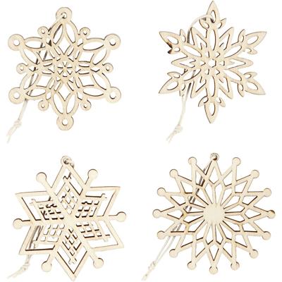 Creativ Company Ornamenten, d 7 cm, dikte 0,3 cm, 8 stuk/ 1 doos