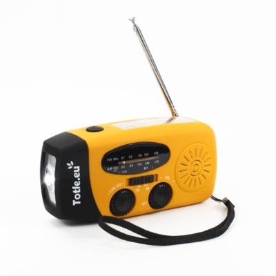 Totle Totle Noodradio Essential - 2000mah Powerbank - Zonnepaneel - Opwindbaar