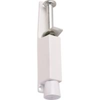 DX deurvastzetter met voetstift - standaard - uitslag 50 mm - wit gelakt - thumbnail