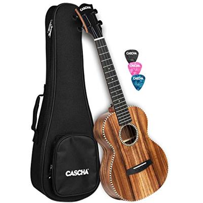 Cascha HH 2311 all solid acacia tenor ukelele