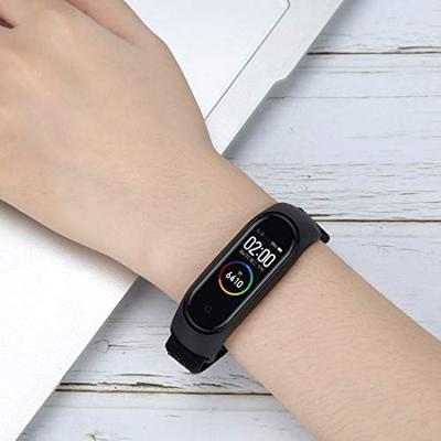 Nylon Geweven Bandje Xiaomi Mi Band 3 / 4 / 5 / 6 / 7 - Blauw Nylon Geweven Bandje Xiaomi Mi Band 3 / 4 / 5 / 6 / 7 - Blauw