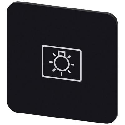 Siemens 3SU1900-0AF16-0RX0 3SU19000AF160RX0 Vierkant (b x h) 22 mm x 22 mm Lampsymbool Zwart, Wit 10 stuk(s)