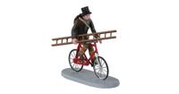 Lemax travelling chimney sweep kerstdorp figuur type 3 Caddington Village 2021 - thumbnail