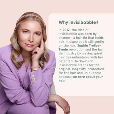 Invisibobble hair tie mocha 5st. - thumbnail