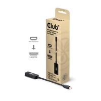 club3D CAC-1188 Mini-displayport / HDMI Adapterkabel [1x Mini-DisplayPort stekker - 1x HDMI-bus] Zwart 9 cm - thumbnail