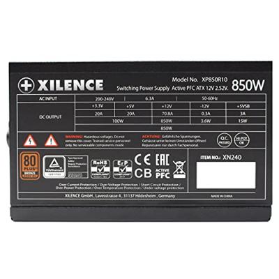 Xilence XP850R10 850W PC voeding, 80+ Bronze, ATX