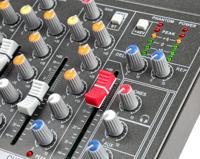Vonyx VMM-F401 4-kanaals mixer met USB & MP3-speler - thumbnail