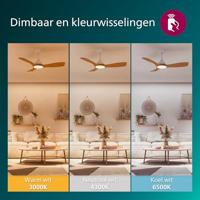 Philips LED Olas Plafondventilator 30 W (Ø x h) 1070 mm x 310 mm Wit Met afstandsbediening, Dimbaar - thumbnail