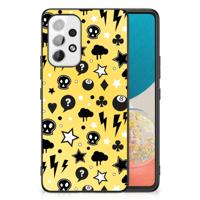Telefoonhoesje Samsung Galaxy A53 Punk Geel - thumbnail