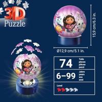 Ravensburger puzzel 72 stukjes Nachtl. Gabby&apos;s Dollhouse - thumbnail