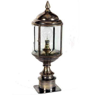 Limehouse LandelijkeWentworth Short Pillar buitenlamp - gepolijst nikkel (N) - 471SP