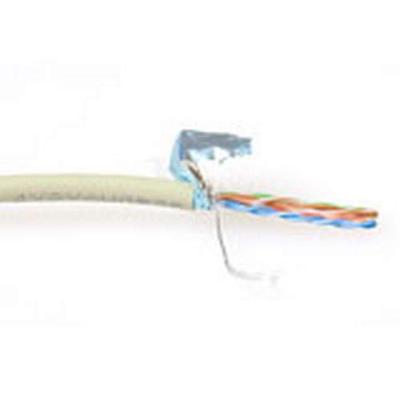 F/UTP kabel CAT5e op rol 100 meter ivoor LSZH soepel