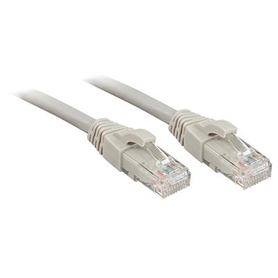 LINDY 48005 RJ45 Netwerkkabel, patchkabel CAT 6 U/UTP 5.00 m Grijs Snagless 1 stuk(s)