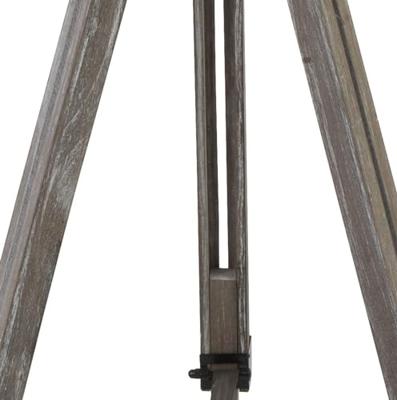 Searchlight Landelijke vloerlampEasel 145cm Tripod hout met taupe - EU6006BR