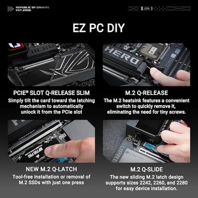 Moederbord Asus MAXIMUS Z890 HERO LGA 1851