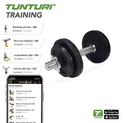 Dumbbell 10kg met 1 dumbbell stang 1 set - thumbnail
