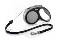 Flexi New COMFORT Hond Intrekbare riem Zwart, Grijs 8 m - thumbnail