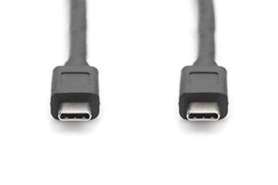 Digitus AK-300139-010-S USB-kabel USB 3.2 Gen1 (USB 3.0 / USB 3.1 Gen1) USB-C stekker, USB-C stekker 1.00 m Zwart Afgeschermd (dubbel)