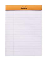 Schrijfblok rhodia a5 lijn 80vel 80gr kantln or | 10 stuks - thumbnail