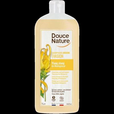 Douce Nature Douchegel & shampoo ylang ylang ontspannend bio 1 Liter