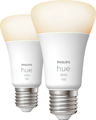 Philips Hue - E27 - 10W - White set van 2 - 929002469205