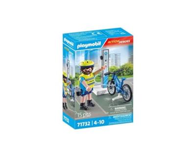 Playmobil® Action heroes 71732 politie fiets patrouille - thumbnail